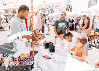 Photo from a Dreamers Markets pop-up event